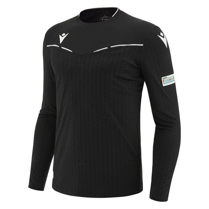 UEFA 2023/25 referee shirt black