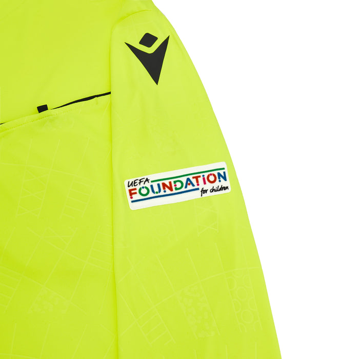 UEFA European Championship 2024 Referee Shirt - Neon Yellow - Long Sleeves