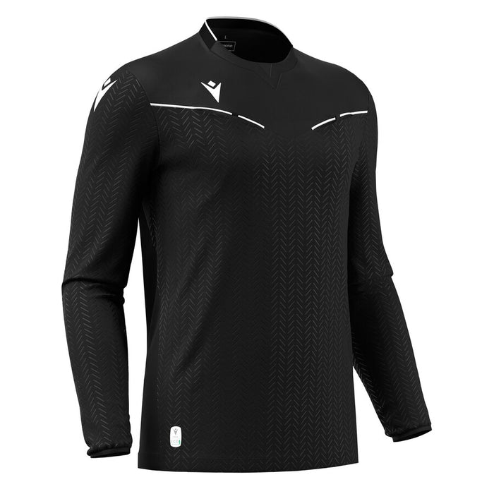 Macron Referee Shirt Ponnet Eco - Black - Long Sleeves